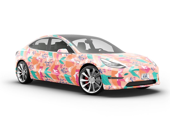 Hidden Tulips Animal Vehicle Vinyl Wrap