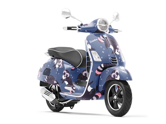 Rotund Happiness Animal Vespa Scooter Wrap Film