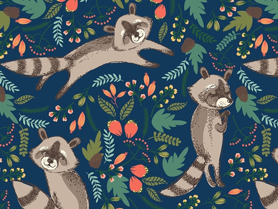 Sneaky Scavengers Animal Vinyl Wrap Pattern