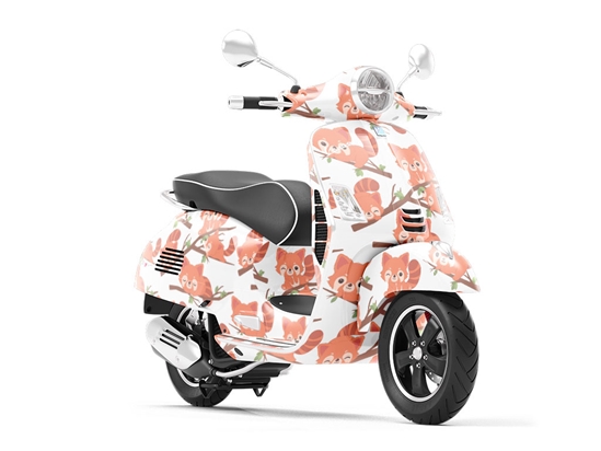 Branch Naps Animal Vespa Scooter Wrap Film