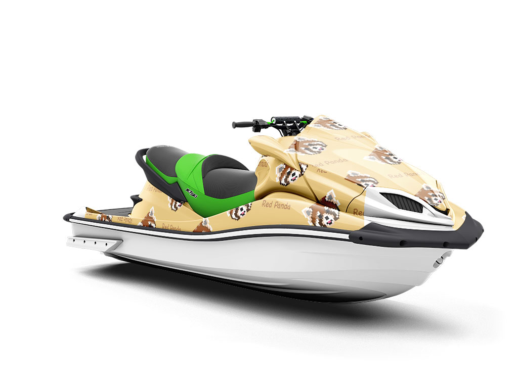 Pixel Fire Animal Jet Ski Vinyl Customized Wrap