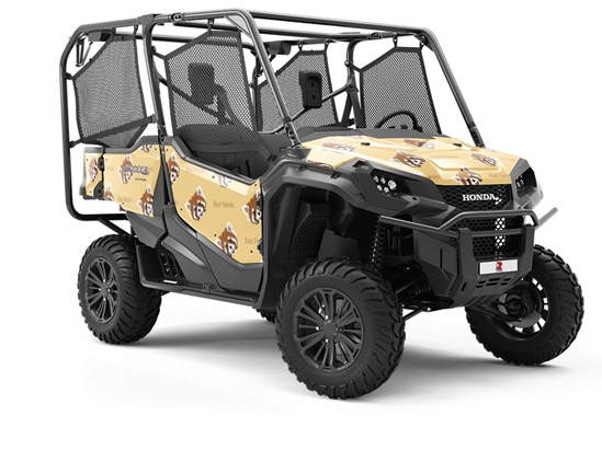 Pixel Fire Animal Utility Vehicle Vinyl Wrap