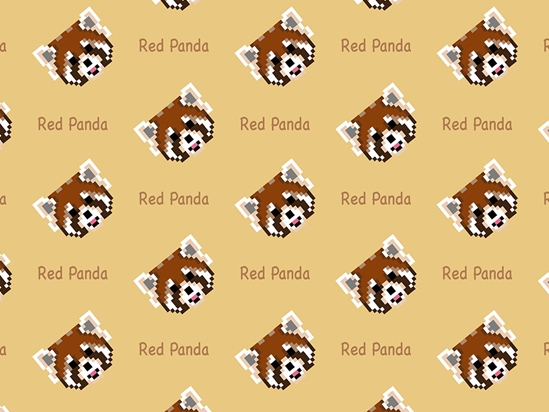 Pixel Fire Animal Vinyl Wrap Pattern