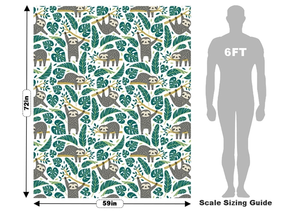 Midafternoon Nap Animal Vehicle Wrap Scale