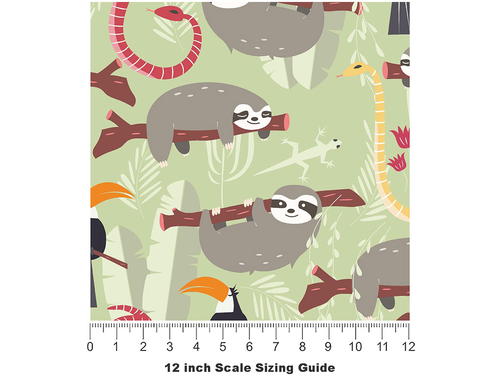 Snails Pace Animal Vinyl Film Pattern Size 12 inch Scale