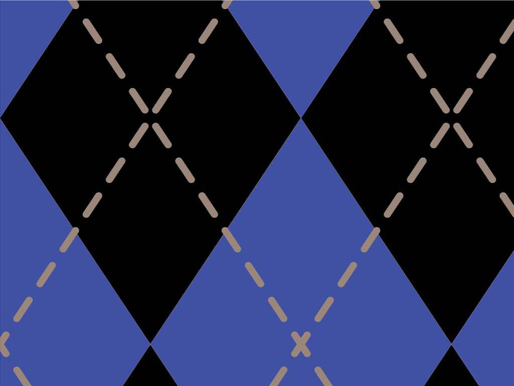 Indigo Night Argyle Vinyl Wrap Pattern