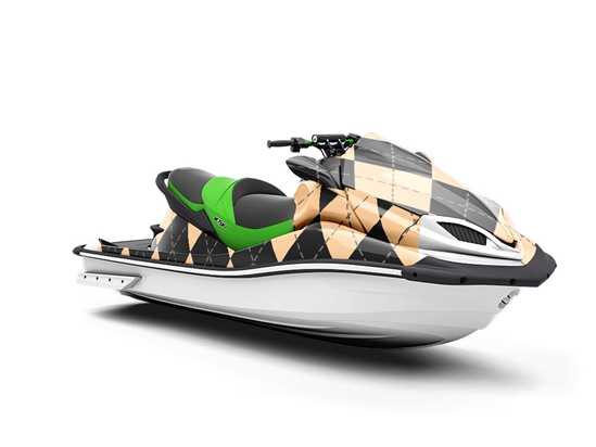 Eggnog  Argyle Jet Ski Vinyl Customized Wrap