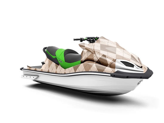 Fashionable Grandpa Argyle Jet Ski Vinyl Customized Wrap