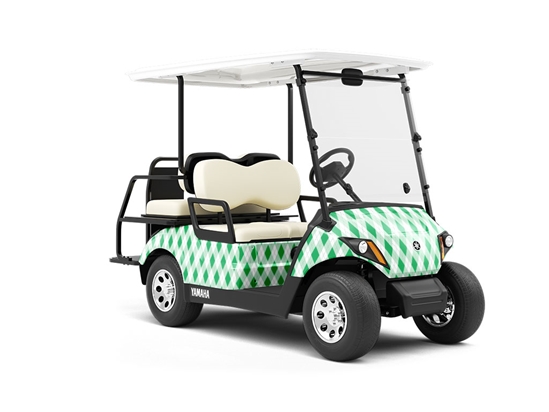 Chateau Views Argyle Wrapped Golf Cart