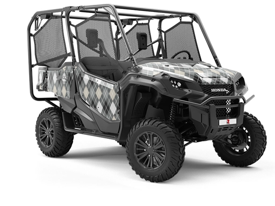 Professional Shadow Argyle Utility Vehicle Vinyl Wrap