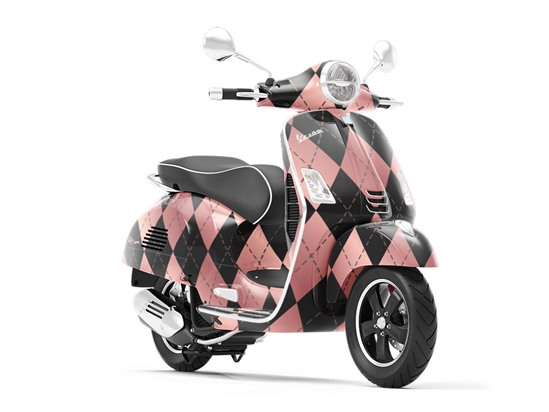 Hidden Flamingos Argyle Vespa Scooter Wrap Film