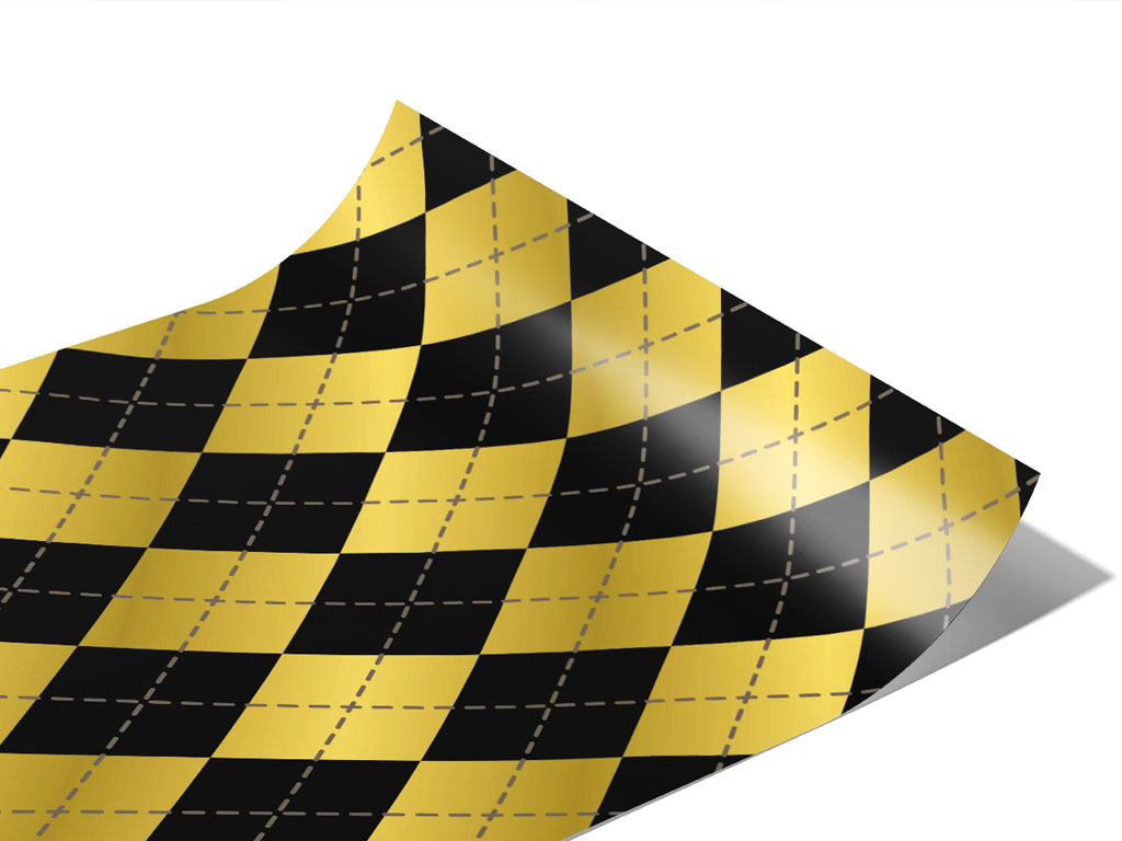 Liquid Gold Argyle Vinyl Wraps