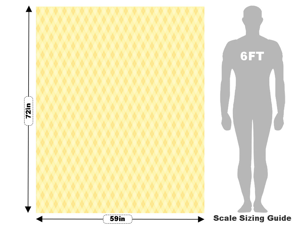 Sugar Cookie Argyle Vehicle Wrap Scale