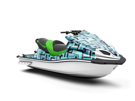 Mixed Streets Art Deco Jet Ski Vinyl Customized Wrap