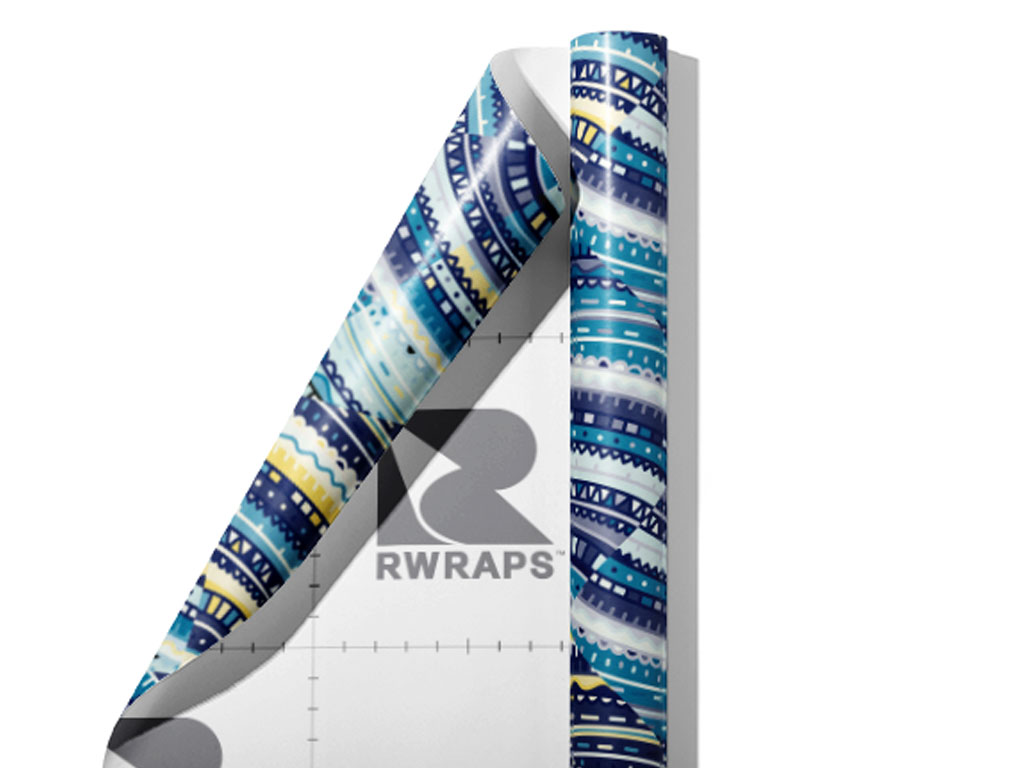 Water Static Art Deco Wrap Film Sheets