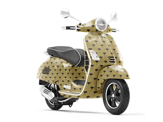 Wave the Fan Art Deco Vespa Scooter Wrap Film