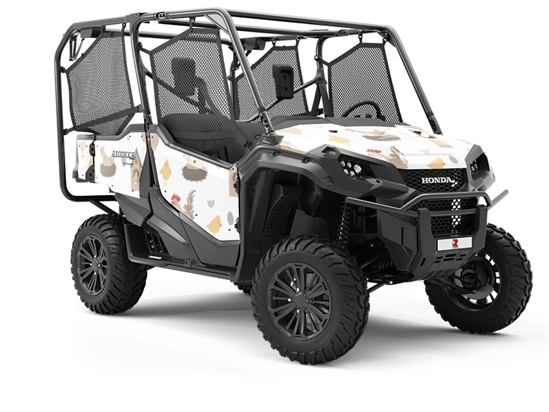 Egg Production Birds Utility Vehicle Vinyl Wrap