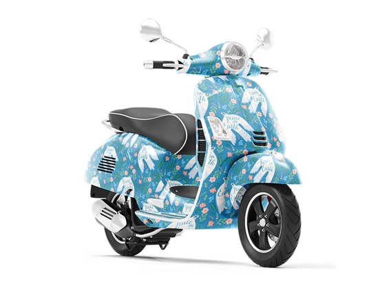 Peace Everlasting Birds Vespa Scooter Wrap Film