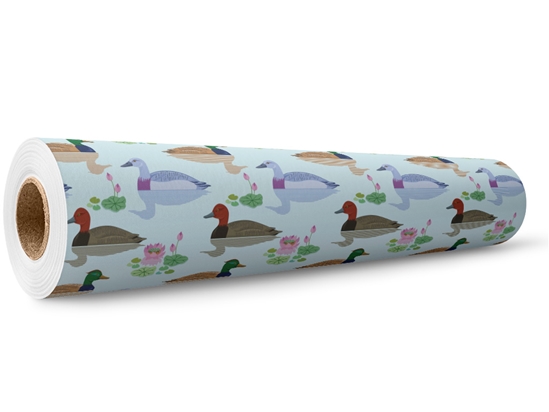 Mulling Mallards Birds Wrap Film Wholesale Roll