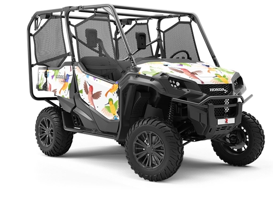 Rainbow Family Birds Utility Vehicle Vinyl Wrap