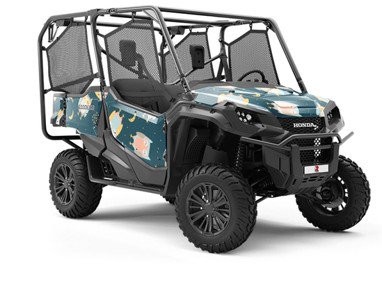 Evening Masters Birds Utility Vehicle Vinyl Wrap