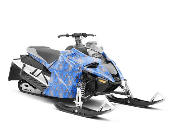 True Majesty Birds Custom Wrapped Snowmobile