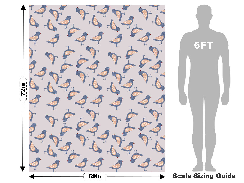 Crosswalk Wait Birds Vehicle Wrap Scale