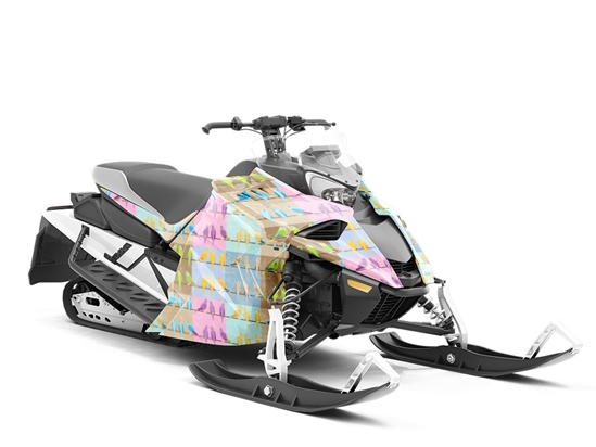 Line Busy Birds Custom Wrapped Snowmobile