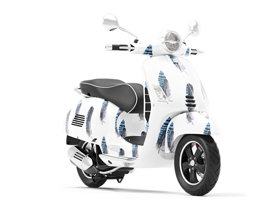 Quill Materials Birds Vespa Scooter Wrap Film