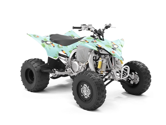 Happy Tropics Birds ATV Wrapping Vinyl