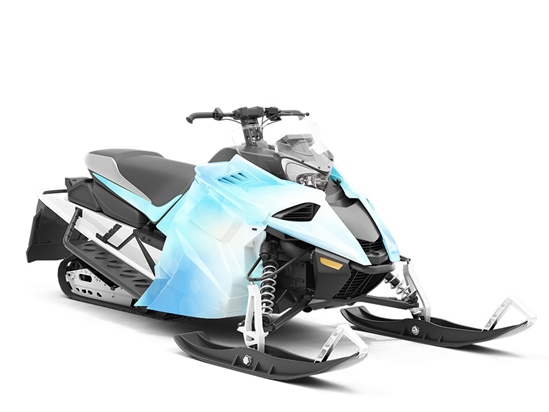 Summer Skies Bokeh Custom Wrapped Snowmobile