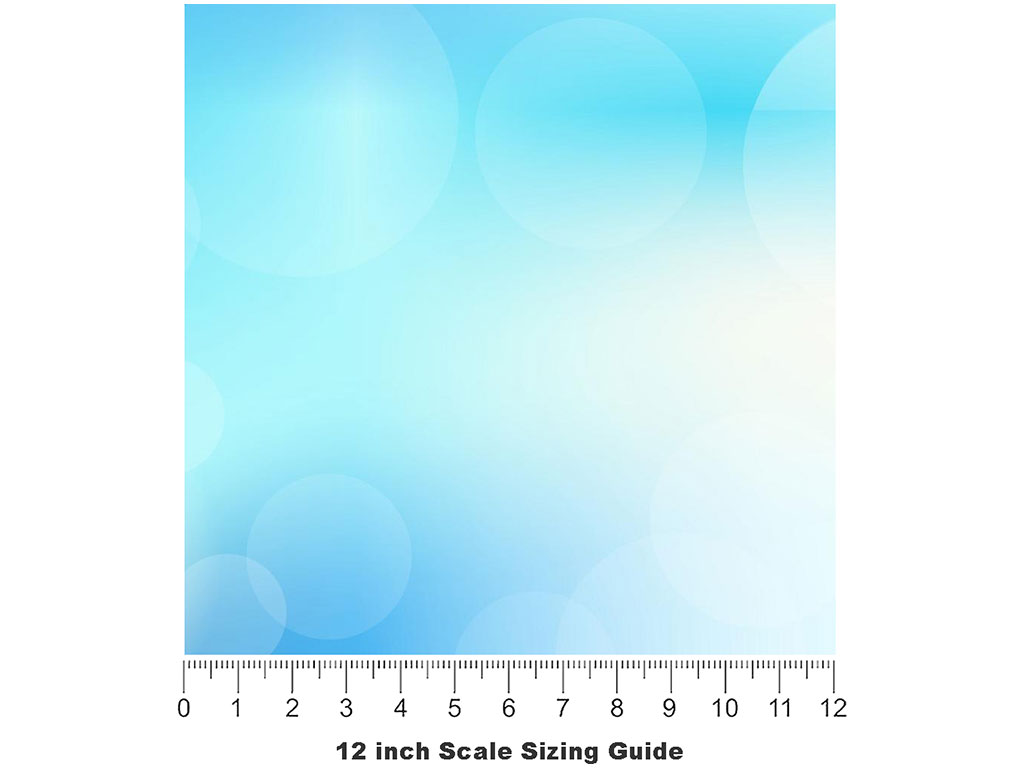 Summer Skies Bokeh Vinyl Film Pattern Size 12 inch Scale