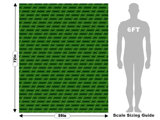 Digital  Brick Vehicle Wrap Scale