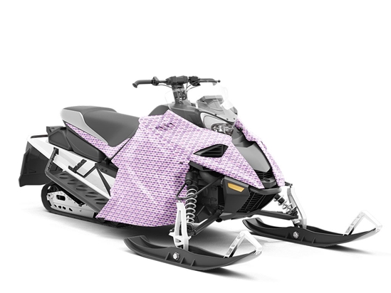 Mauve  Brick Custom Wrapped Snowmobile