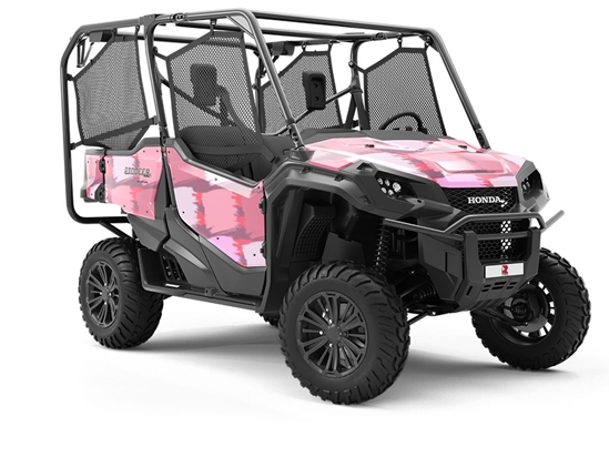 Pink  Brick Utility Vehicle Vinyl Wrap