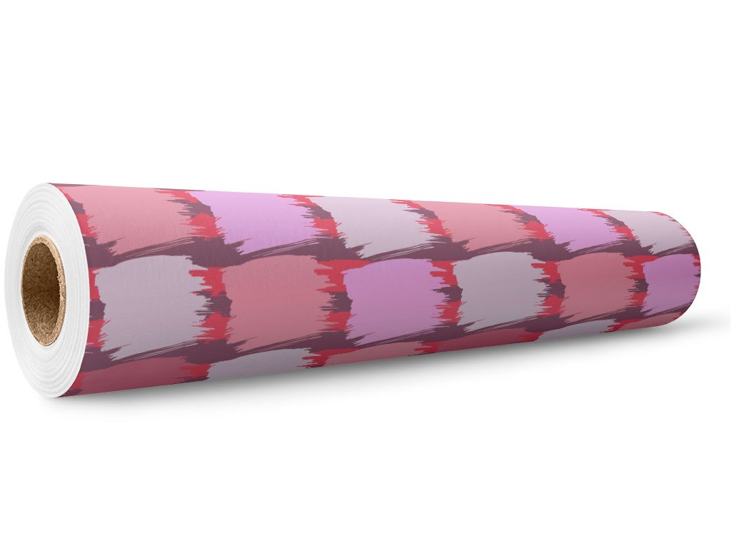 Pink  Brick Wrap Film Wholesale Roll