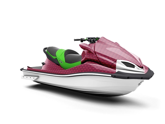 Rosewood Pink Brick Jet Ski Vinyl Customized Wrap