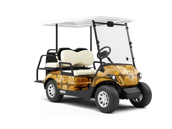 Goldenrod  Brick Wrapped Golf Cart