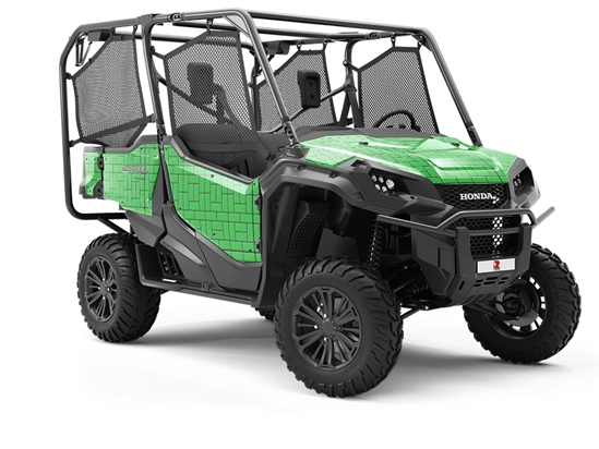 Green  Brick Utility Vehicle Vinyl Wrap