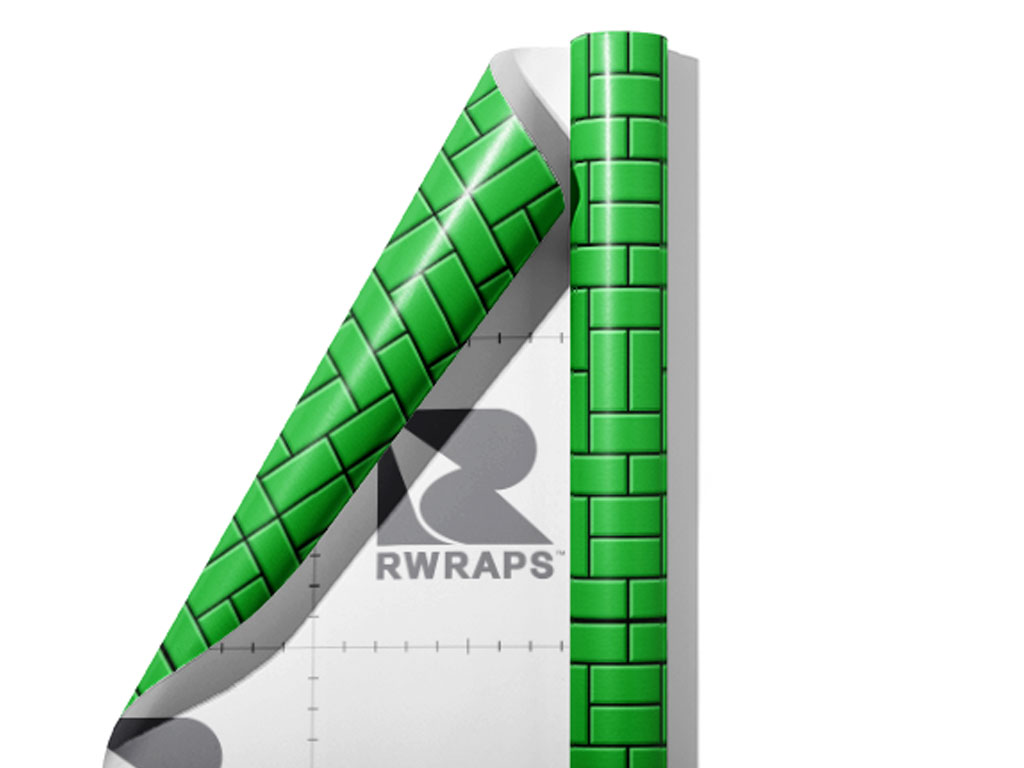 Green  Brick Wrap Film Sheets