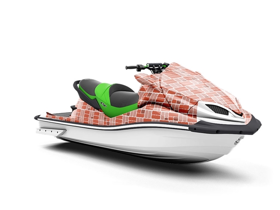 Rust Red Brick Jet Ski Vinyl Customized Wrap