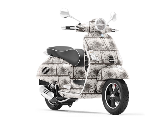 Gothic  Brick Vespa Scooter Wrap Film