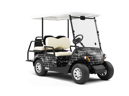 Grunge  Brick Wrapped Golf Cart
