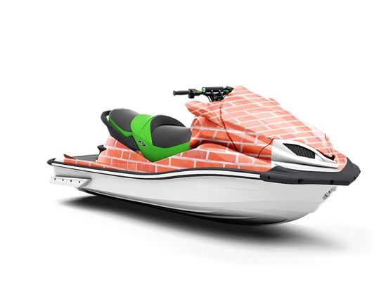 Vivid Red Brick Jet Ski Vinyl Customized Wrap