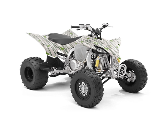 Mossy Grey Brick ATV Wrapping Vinyl