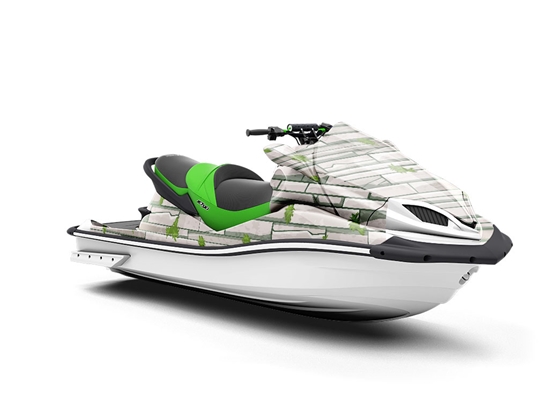 Mossy Grey Brick Jet Ski Vinyl Customized Wrap