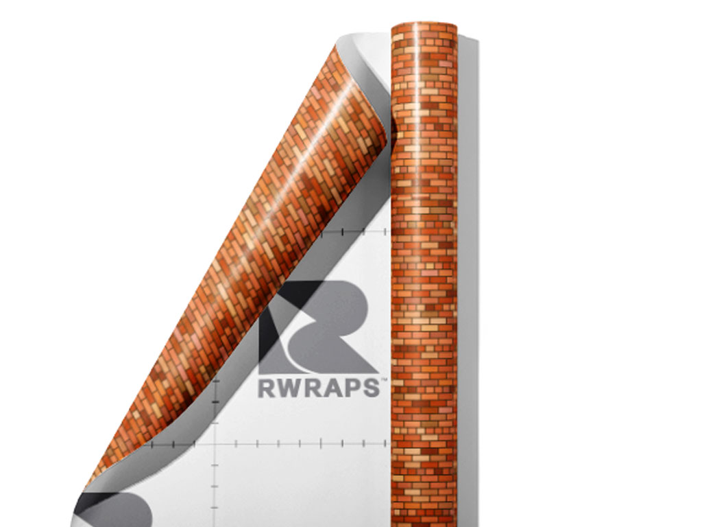 Bronze  Brick Wrap Film Sheets