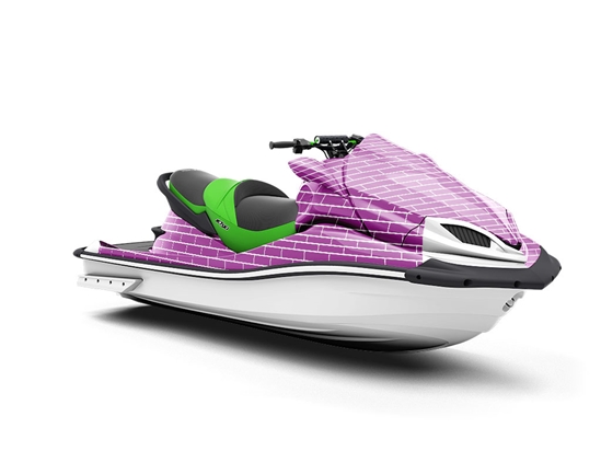 Purple  Brick Jet Ski Vinyl Customized Wrap