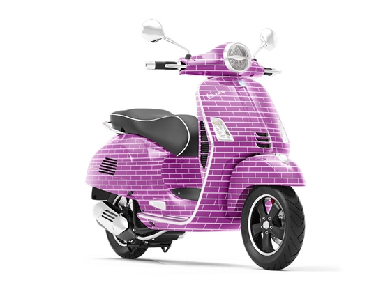 Purple  Brick Vespa Scooter Wrap Film