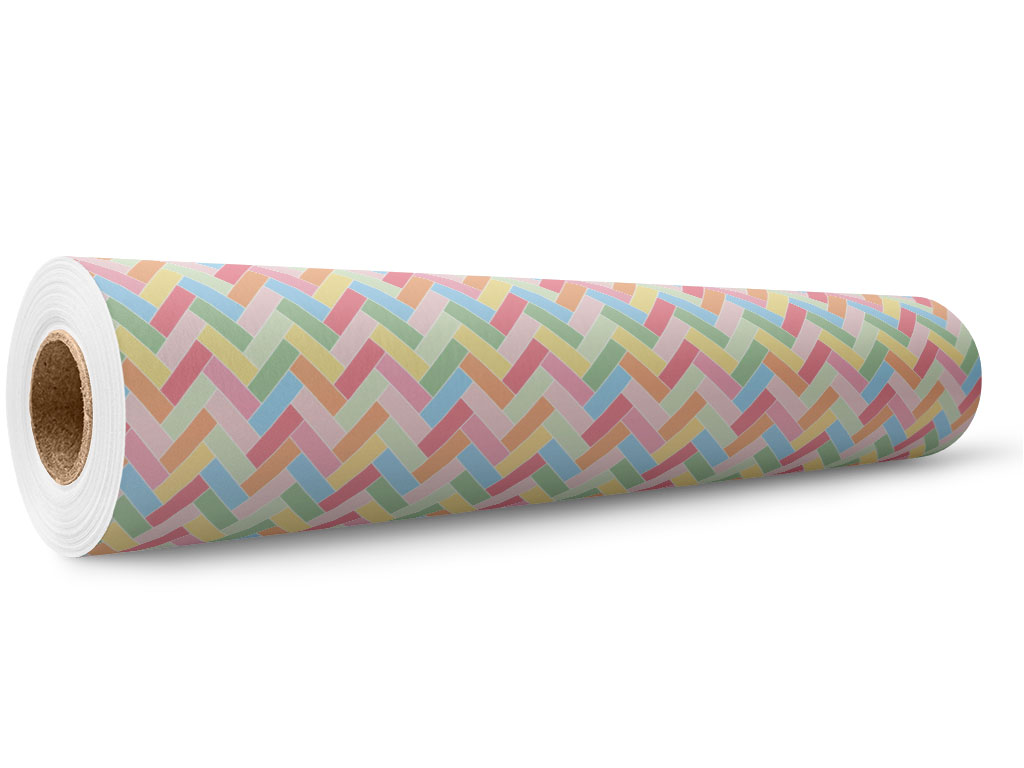 Cotton Candy Brick Wrap Film Wholesale Roll